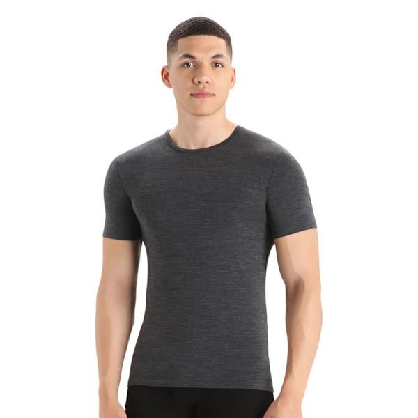 Icebreaker Merino 150 Anatomica Lyhythihainen Aluspaita Harmaa L Mies