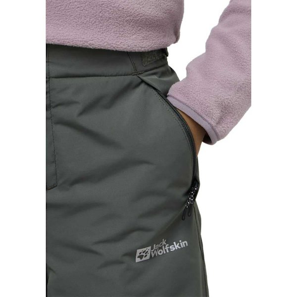 Jack Wolfskin Actamic 2l Ins Byxor Grönt,Grå 140 cm Pojke