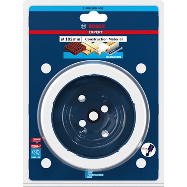 Bosch Professional Sierra Krone Expert Construction Material Power Change 102 Mm Transparent