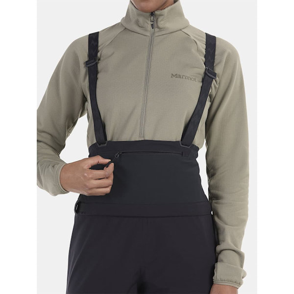 Marmot Solitude Ul Bio 1/4 Bib Byxor Svart M Kvinna