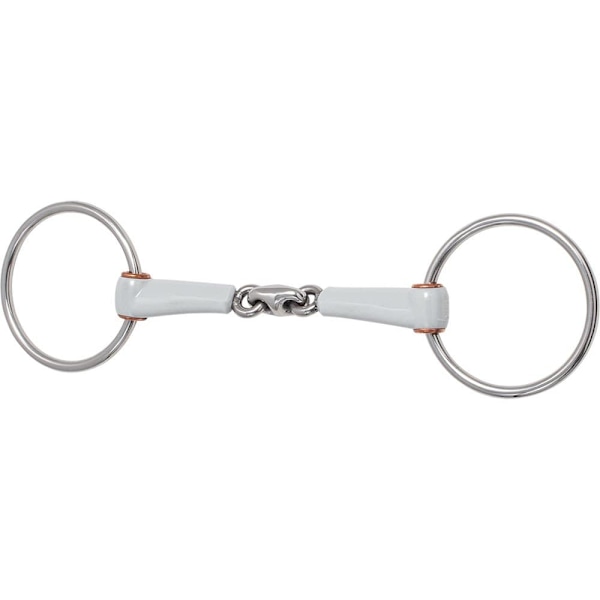 Beris Dobbeltleddet Loose 7.5 Cm Snaffle Søvfarvet 145 mm