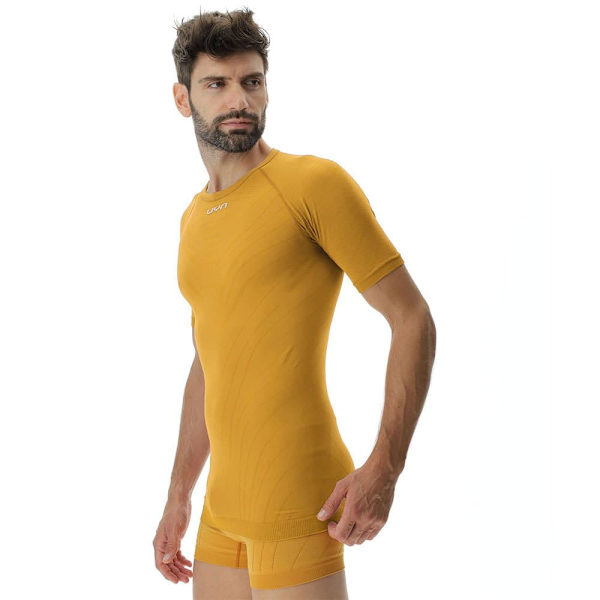 Uyn Motyon 2.0 Kortærmet Baselayer Gul 2XL Mand