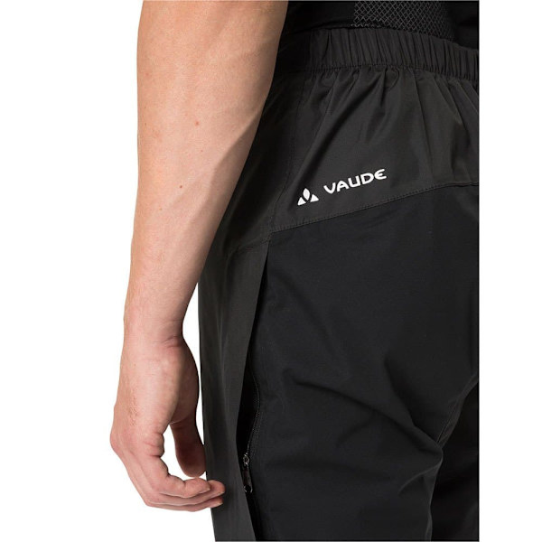 Vaude Bike Kuro Rain Bukser Sort S Mand