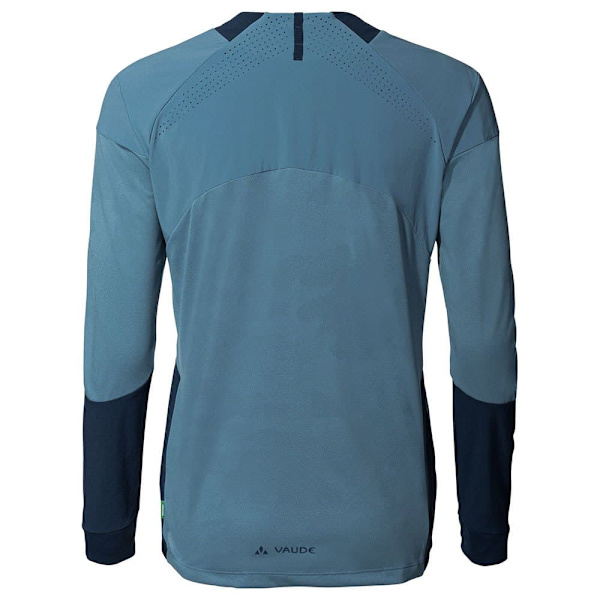 Vaude Bike Moab Pro T-shirt Med Lång ärm Blå 42 Kvinna