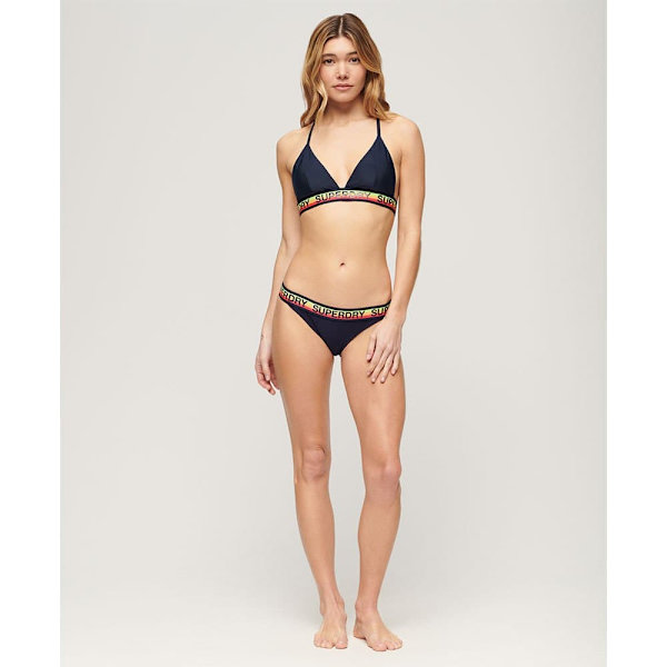 Superdry Logo Triangle Bikinitopp Blå L Kvinna
