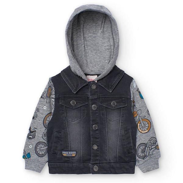 Boboli Knit Combined Jacka Grå 6 Years