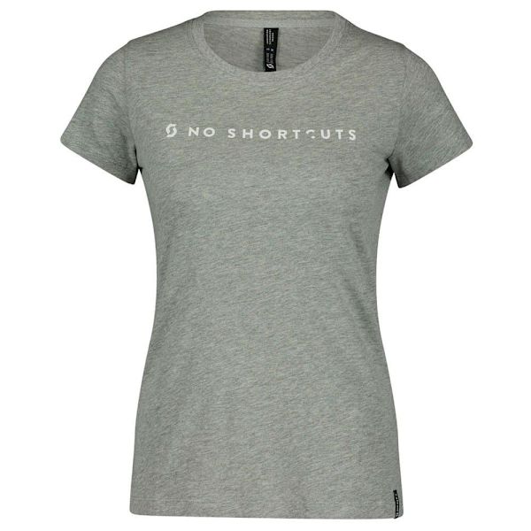 Scott No Shortcuts T-shirt Med Korta ärmar Grå M Kvinna