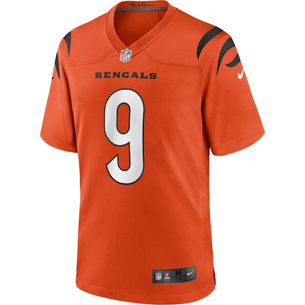 Nike Lyhythihainen T-paita Cincinnati Bengals Replica Alternate Game Oranssi M Mies