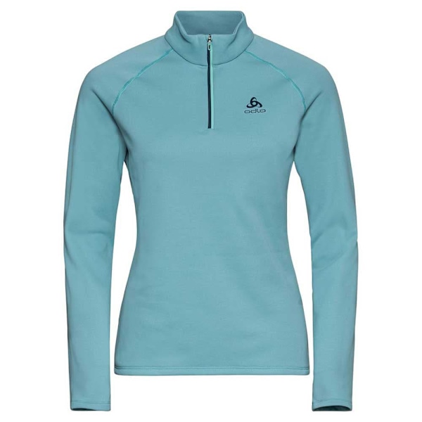 Odlo Halv Lynlås Fleece Besso Blå XS Kvinde