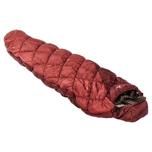 Vaude Sovsäck Meglis 300 Syn Röd Long / Left Zipper