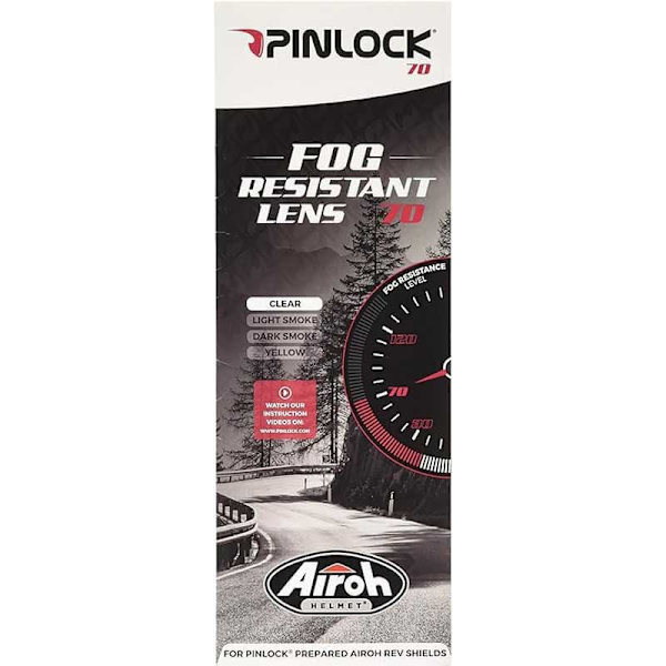 Airoh Pinlock Rev-19 70 Musta