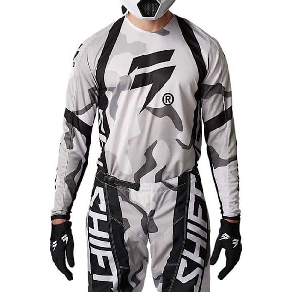 Fox Racing Mx Långärmad Tröja White Label Posn  S Man