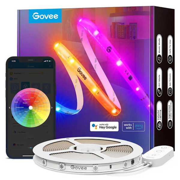 Govee Led-ljuslist H619c Wifi Bt 10 M Durchsichtig