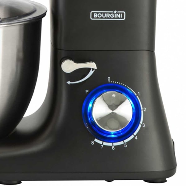 Bourgini Knådarblandare Kitchen Chef Plus 1400w 5.5l Silver