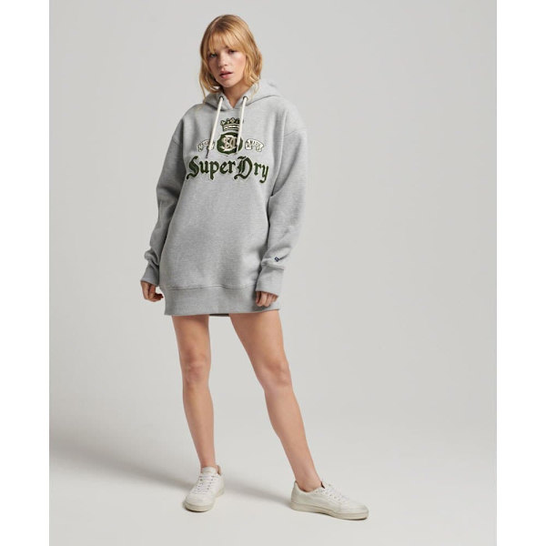 Superdry Kjole Vintage Pride In Craft H Grå XS Kvinde