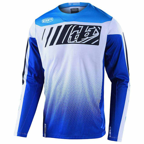 Troy Lee Designs Gp Icon Pitkähihainen T-paita Sininen XL Mies