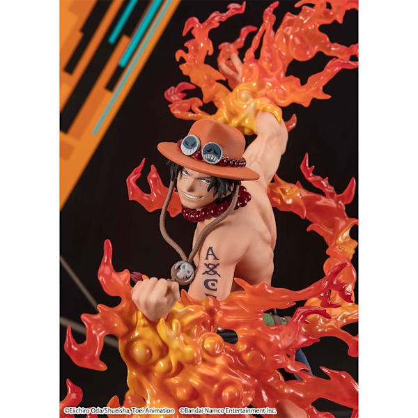 Bandai Tamashii Nations One Piece Zero Pvc Extra Battle Portgas D Ace Bounty Rush 5. Vuosipäivän Hahmo 17 Cm