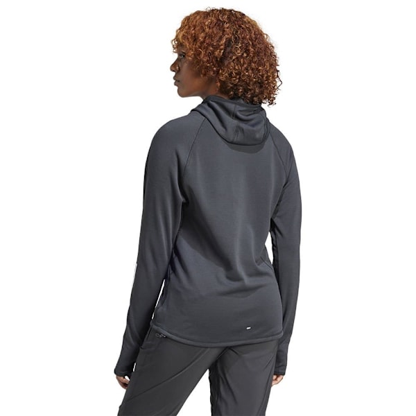 Adidas Stripes Hoodie Own The Run Excite 3 Svart XS Kvinna