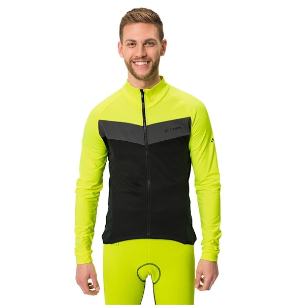 Vaude Bike Langærmet Trøje Posta Tricot Gul,Sort L Mand