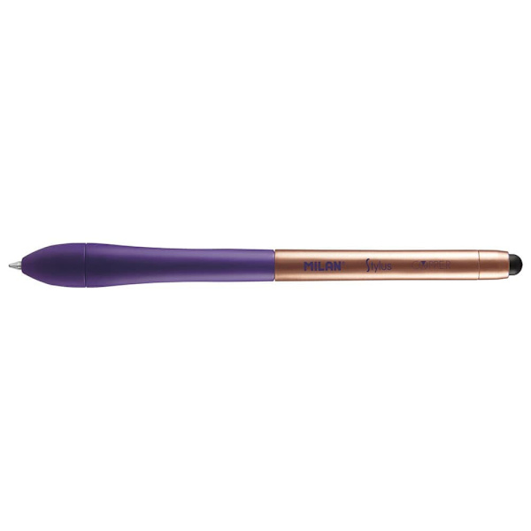 Milan Display Box 24 Stylus Copper Stylus Copper Pennor Med Blått Bläck Flerfärgad