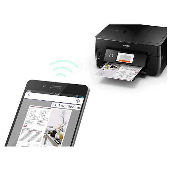 Epson Multifunktionsskrivare Expression Premium Xp-7100 Svart One Size / EU Plug