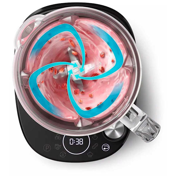 Philips Blender Glas Serie 7000 1500w Sort One Size / EU Plug