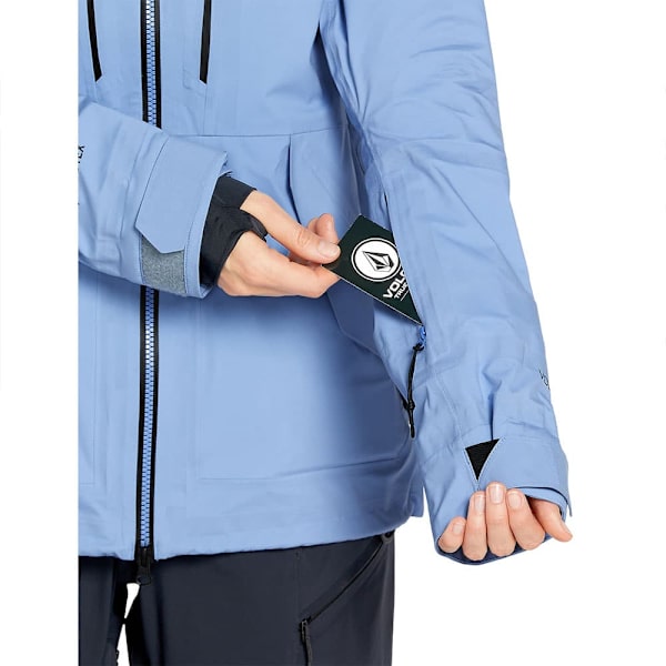 Volcom Vs 3l Stretch Gore Jacka Blå L Kvinna