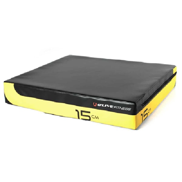 Olive Safe Plyometric Box Gul,Sort 15x76x90 cm