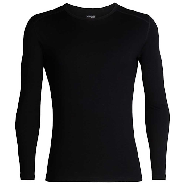 Icebreaker Baselag 260 Tech Merino Sort 2XL Mand