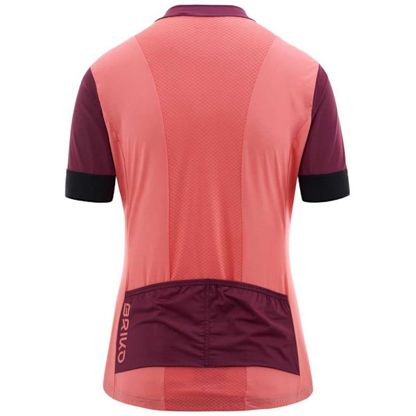Briko Stripe 241158w Korta ärmar Cykeltröja Rosa M Kvinna