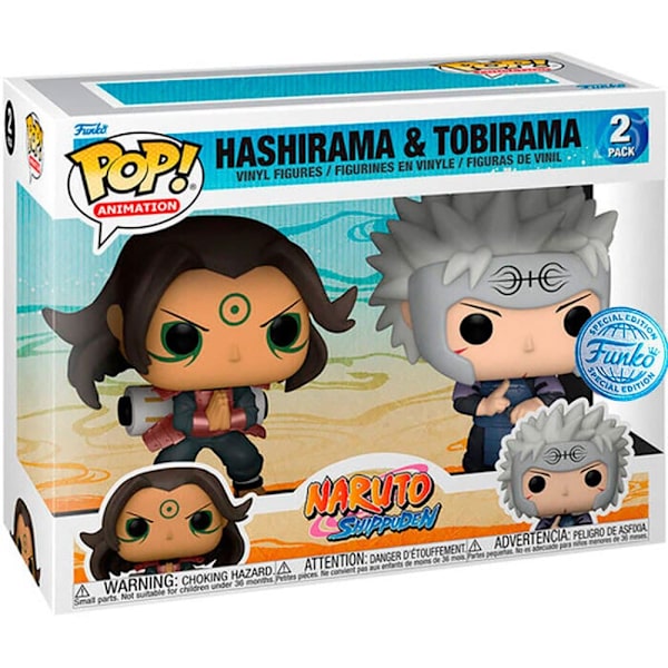 Funko Pack 2 Enheder Naruto Shippuden Hashirama Og Tobirama Pop Flerfarvet