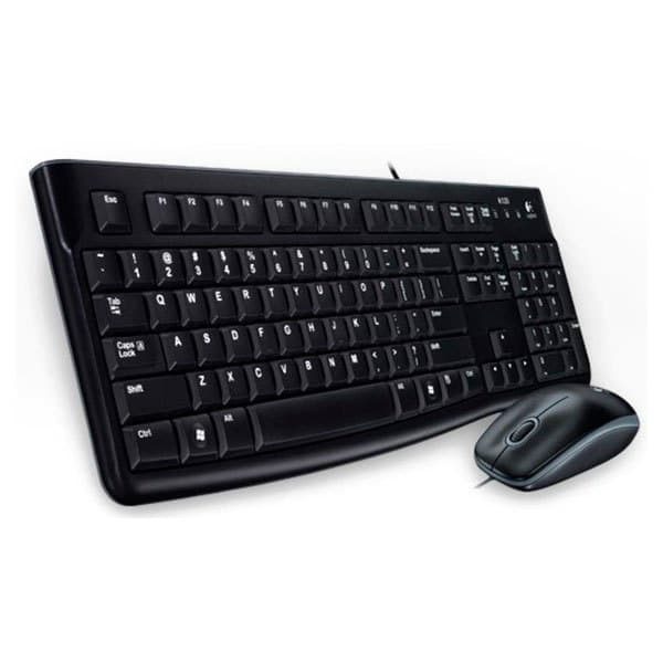 Logitech Mk120 Combo Tastatur Og Mus Sort German QWERTZ