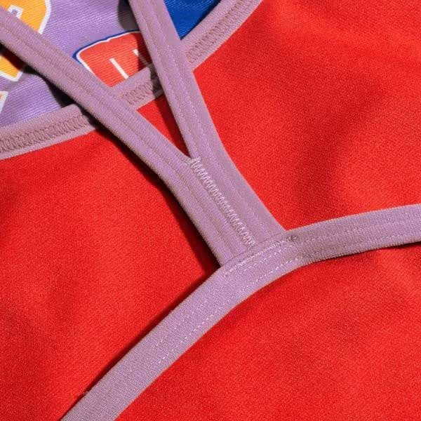 Speedo Badedragt Allover Digital Vback  9-10 Years Pige