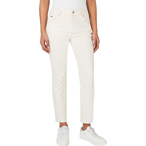 Pepe Jeans Jeans Pl204591 Tapered Fit Beige 25 / 30 Kvinna
