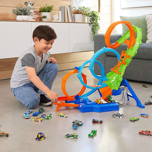 Hot Wheels Handling Ny 4 Loop Crash Ud