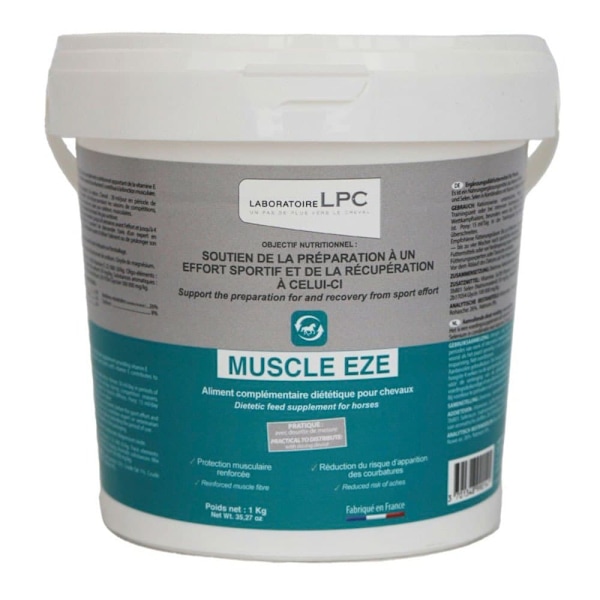 Lpc Supplerende Mad Muscle Eze 1kg Hvid