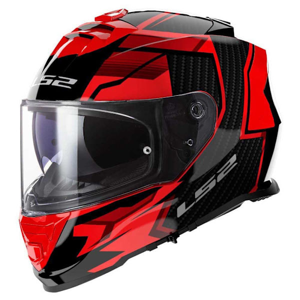 Ls2 Ff800 Storm Ii Tracker Fullface-hjelm Rød XS