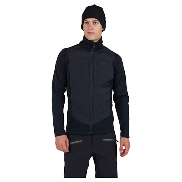 Rossignol Classique Hybrid Fleecejacka Med Dragkedja Svart S Man