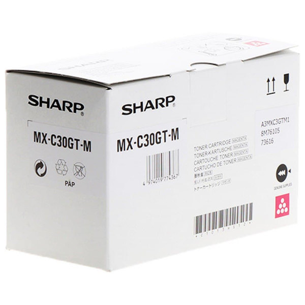 Sharp Toner Mxc30gtm Lilla,Rosa