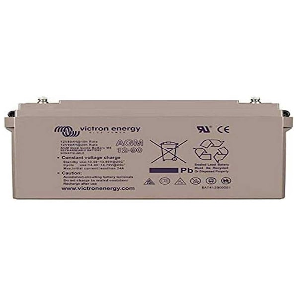 Victron Energy Batteri Agm 12v/90ah Transparent