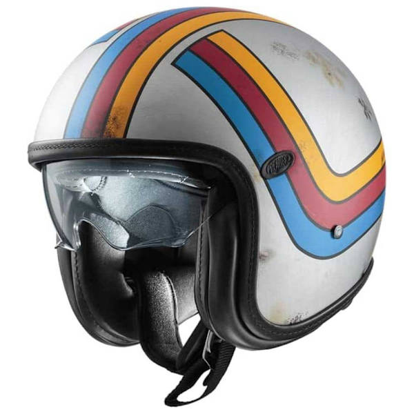Premier Helmets Åben Ansigtshjelm 23 Vintageplatin Ed. Ex 77 Bm 22.06 Flerfarvet M