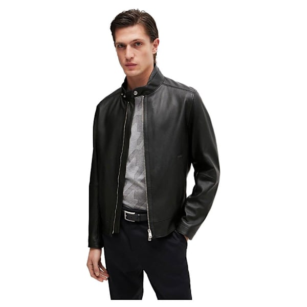 Boss H Mansell2 10257647 Læderjakke Sort 52 Mand