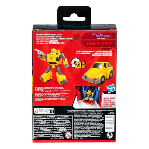 Hasbro Transformers-filmen: Studio Series Deluxe Class Action Bumblebee-figur 11 Cm