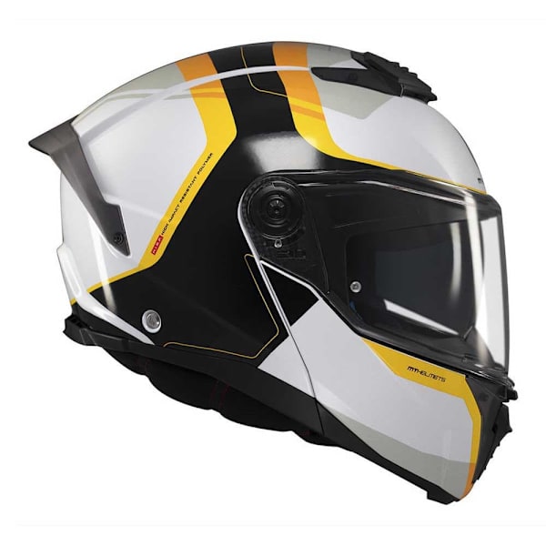 Mt Helmets Atom Ii Sv Emalla Modulær Hjelm Sort XL