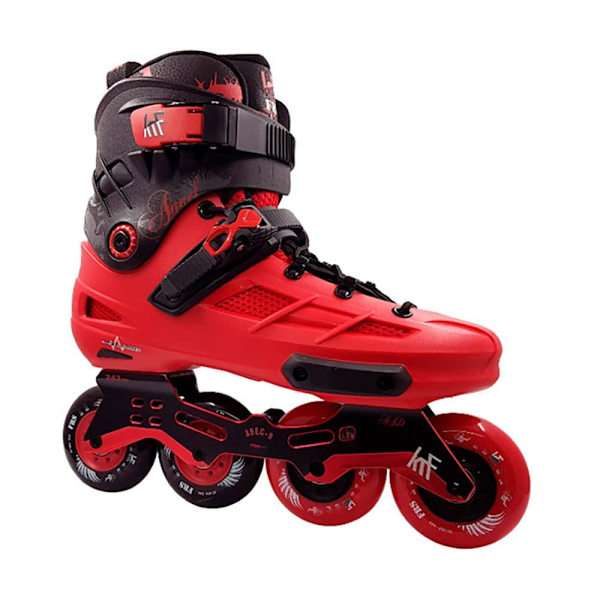 Krf Inline Skøjter Freeskate Angel 4x80 Rød EU 44