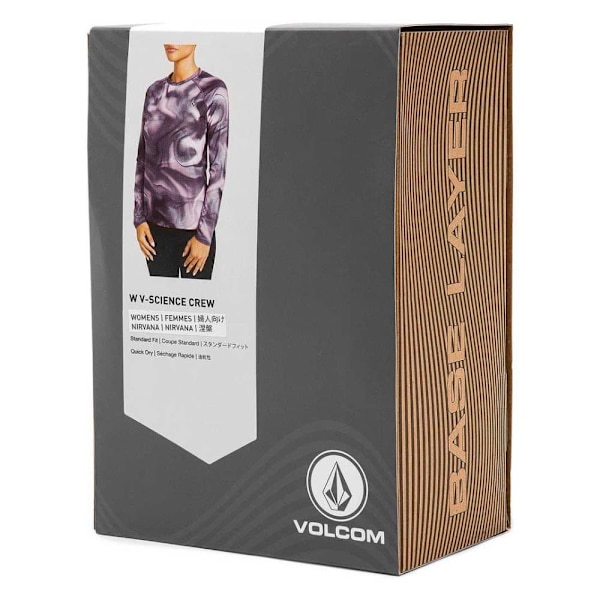Volcom V-science T-shirt Med Lång ärm Lila S Kvinna