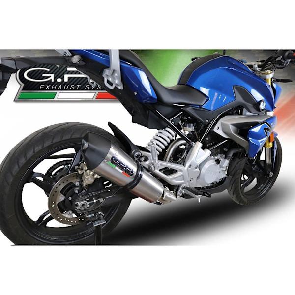 Gpr Exhaust Systems Gp Evo4 Bmw G 310 R 22-23 Ref:e5.bm.cat.93.gpan.to Titanium With Catalyst Typgodkänt Komplett Avgassystem Durchsichtig...