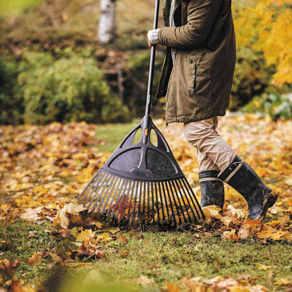 Fiskars Leaf Rake Xl Solid Silver
