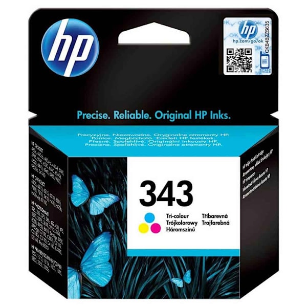 Hp Mustepatruuna 343 Monivärinen
