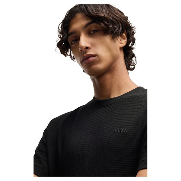 Hugo Austin Kortsærmet Pyjamas-t-shirt Sort L Mand